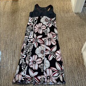 VINTAGE Floral Sleeveless Maxi Dress